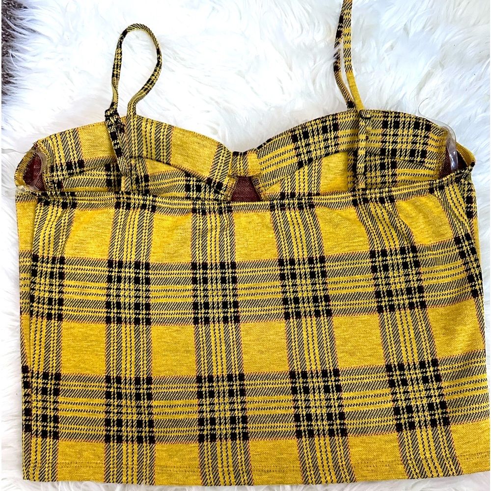 Brand New - Pattern Crop top elastic, comfortable and soft adjustable straps